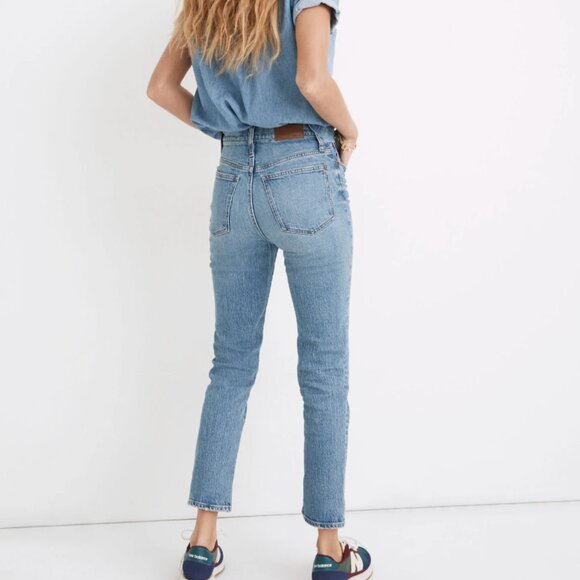 Madewell 28 Tall Perfect Vintage Jean in Banner Wash - Picture 4 of 5